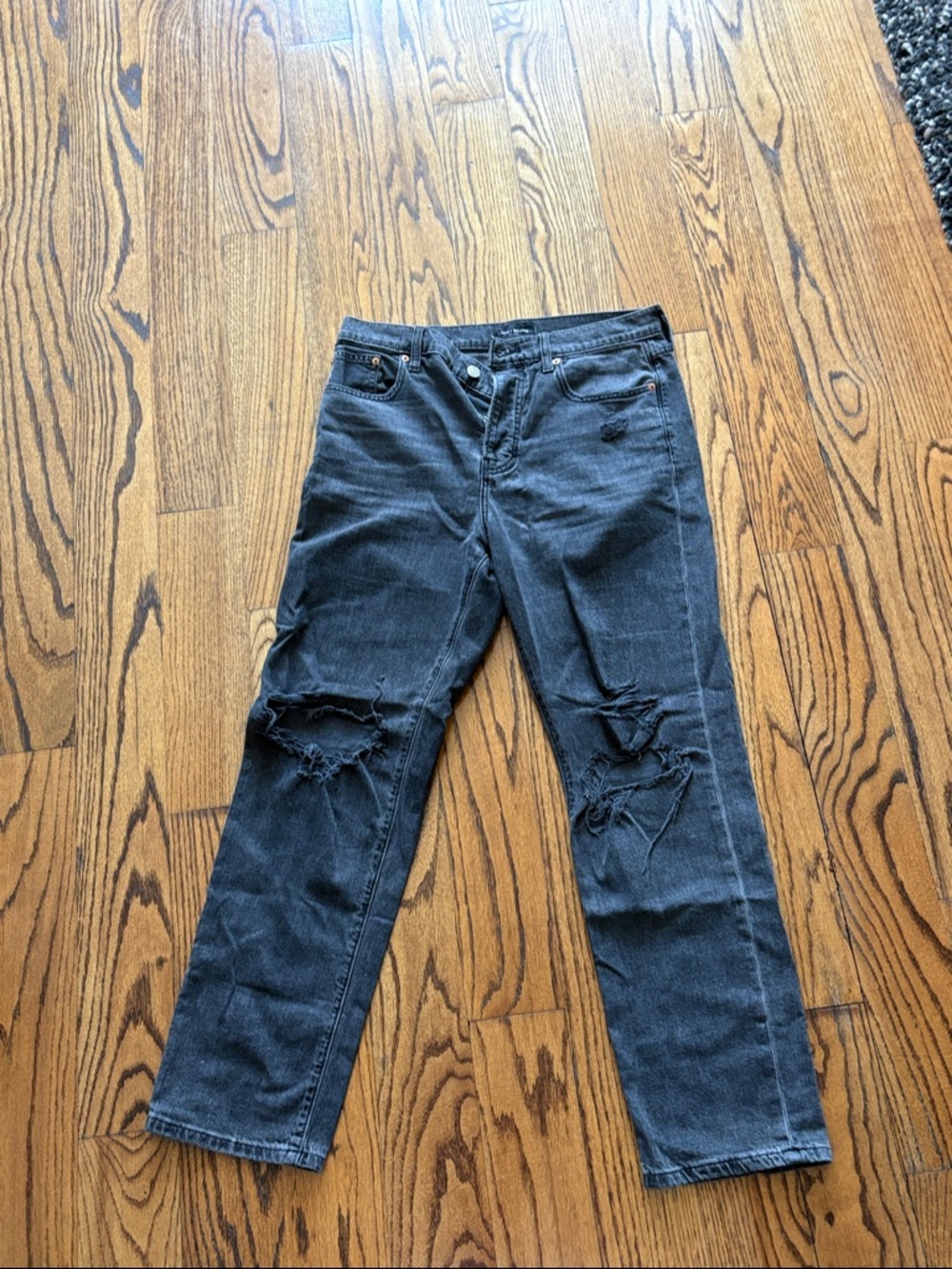 Lucky Brand Women’s Distressed Black Jeans